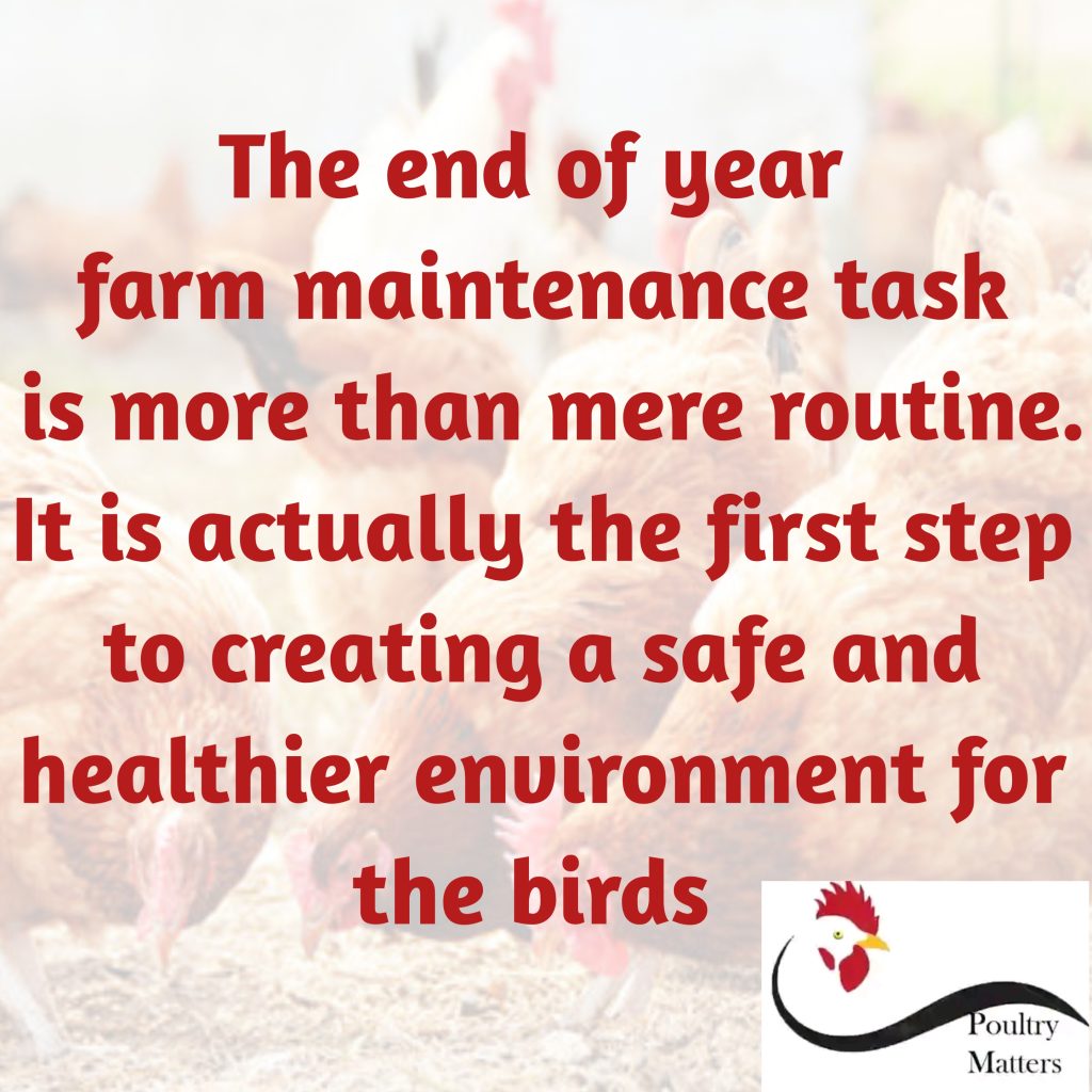 Farm maintenance annual tasks
