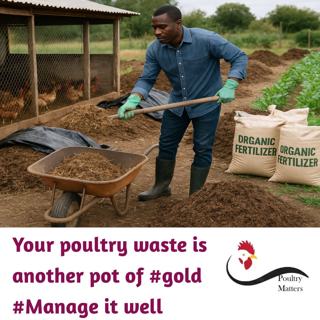 Smart poultry litters reuse